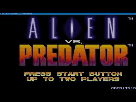 MAME 233 ALIEN VS PREDATOR THE ARCADE - HUNTER FULL PC ARCADE GAMEPLAY 1080p 60fps uk arcades
