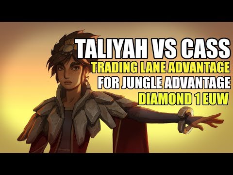 Taliyah vs Cassiopeia - Trading Lane Advantage for Jungler Advantage - Taliyah Mid Guide - D1 EUW