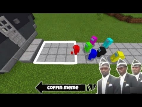 Coffin Meme "Among Us" Traps Edition Part 2 - Minecraft