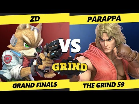 Smash Ultimate Tournament - ZD (Fox) Vs. Parappa [L] (Ken, Mii Swordfighter) - The Grind 59 SSBU GF