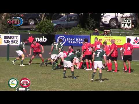 2015 NHRU Round 8 Premier 3 Highlights - Merewether Carlton v Waratah