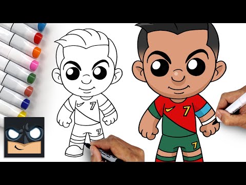 How To Draw Cristiano Ronaldo | World Cup 2022
