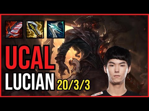 UCAL - LUCIAN vs. ZED Mid | KR RANKED | PATCH 11.1