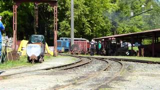 preview picture of video 'Pfingstdampf Feldbahnmuseum Grube Fortuna Teil 1 (Mai 2013) - Light Railway Steam'