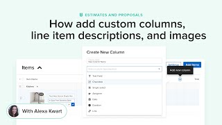 Adding Custom Columns, Line Item Descriptions, & Images