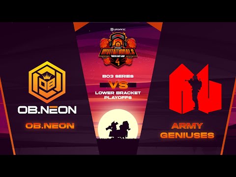 Army Geniuses vs OB.Neon Game 1 (BO3) | PNXBET Invitationals SEA S4 Lower Bracket Playoffs