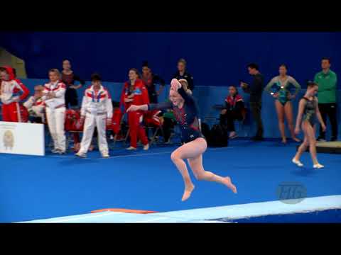DOUDICAN Eve (USA) W - 2019 Trampoline Worlds, Tokyo (JPN) - Qualification Tumbling R1