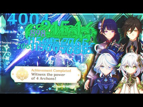 This Archon Team is GODLIKE FUN!! | Furina Archon Hyperbloom