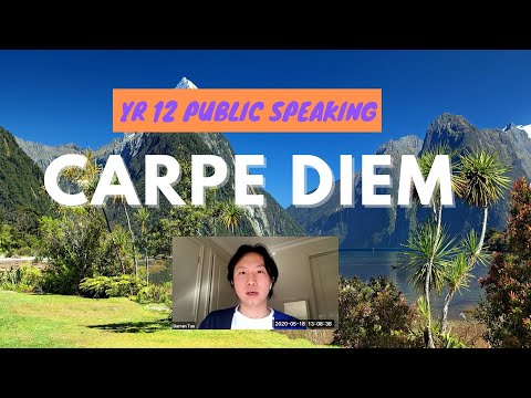 my winning Yr 12 public speaking speech (ft. Maurice Farrow)