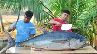 100 KG BIG TUNA FISH  Yummy Tuna Fish Pickle  Cutt