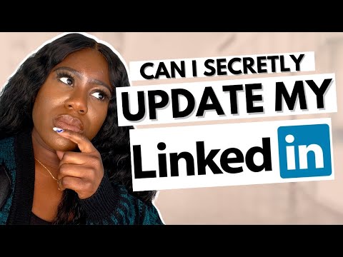 How to Update Your LinkedIn Profile WITHOUT ... - YouTube