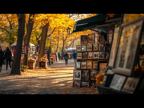 🍂Amazing Fall Foliage in Central Park (Binaural Audio)