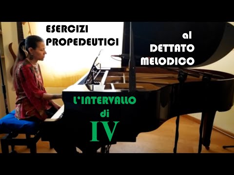 Intervallo di IV - Dettato Melodico - Esercizi Propedeutici