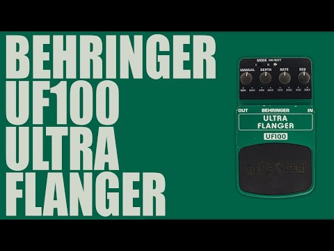 Behringer UF100 Ultra Flanger 2000s - Green image 6