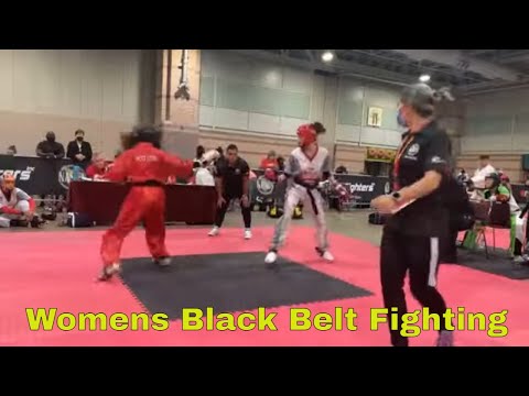 Womens Black Belt Fighting Amerikick Internationals 2021 Sport Karate Tournament