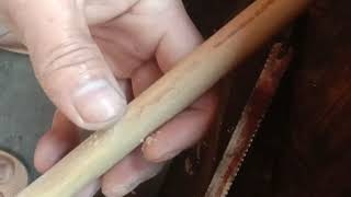 How to make simple deer calling Flute with bamboo