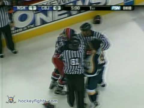 Jordin Tootoo vs Ole-Kristian Tollefsen