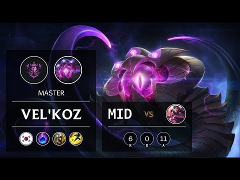 Vel'Koz Mid vs Irelia - KR Master Patch 9.15