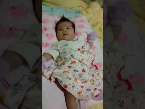 1 month 24 day baby Mya Adelina @ otet 🥰 achoo