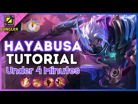 4-Minute Hayabusa Tutorial in the Jungle || (MLBB S38) 2025