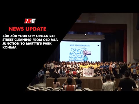 Züb Züb Your City organizes street cleaning from old MLA junction to martyr’s park, Kohima