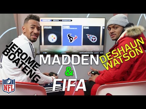 Deshaun Watson vs. Jerome Boateng in Madden and FIFA | NFL Highlights