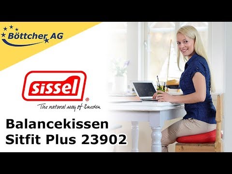 Sissel Balancekissen Sitfit Plus 23902, Durchmesser 37cm, blau, inkl. Pumpe