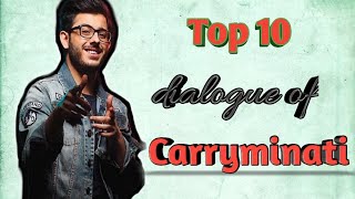 Top 10 dialogue of carryminati  #carryminati best 