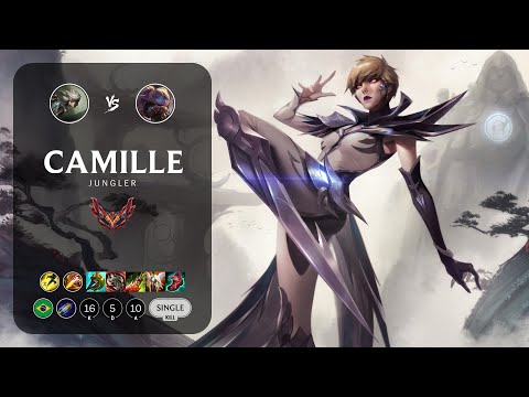 Camille Jungle vs Poppy - BR Grandmaster Patch 12.23