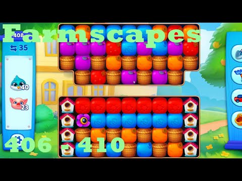 Farmscapes Level 406 - 410 HD Gameplay Walkthrough |  3 - match game | android | ios | pc | app