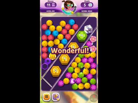 Diamond Diaries Saga Level 690 ~ HARD LEVEL ~ NO BOOSTERS