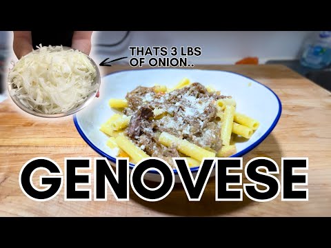 Pasta Genovese | A Light Flavorful Beef Braise with Onion!