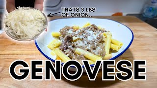 Pasta Genovese | A Light Flavorful Beef Braise with Onion!