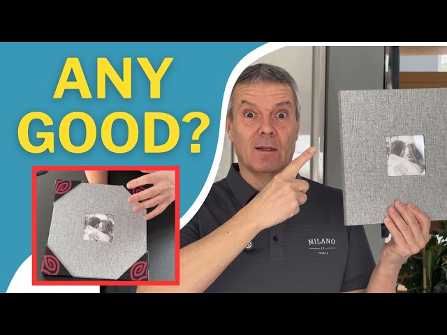 Vídeo relacionado con Vienrose Álbum de Fotos Autoadhesivo para Fotos 10x15, Pequeño Álbum de Recortes de Lino 40 Páginas Blancas DIY Libro de Recortes con Bolígrafo de Metal, 21,5x30 cm Beige