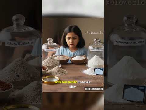 how to identify buckwheat flour #facts #bioworld #navratri #kuttu