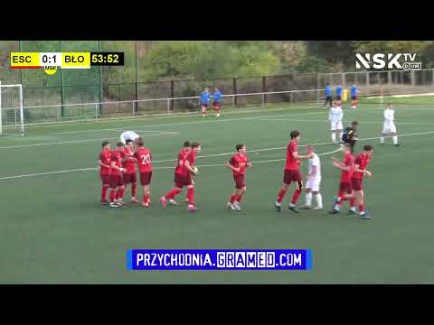 tv.nsk.pl [1:1 Abdullah 54] Escola Varsovia Warszawa - Błonianka Błonie 1:2 (0:0) 2023-10-11 1/4 OPP