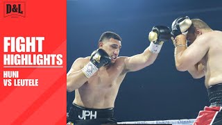 It's a Heavyweight WAR! | Justis Huni vs. Kiki Leutele | FIGHT HIGHLIGHTS
