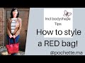 How To Style A Red Bag Marinda Aucamp