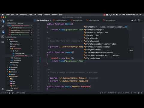 Laravel 5 7 AJAX CRUD 05 Show Modal and AJAX HTML Response