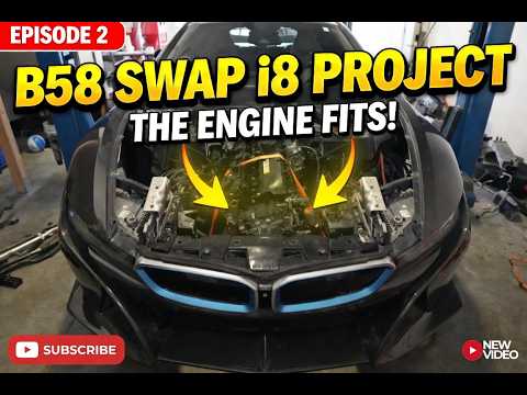 The B58 Fits in This BMW i8!? Swap Episode 2