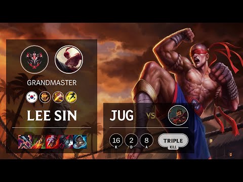 Lee Sin Jungle vs Graves - KR Grandmaster Patch 11.21