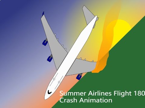 Summer Airlines Flight 180 Crash Animation