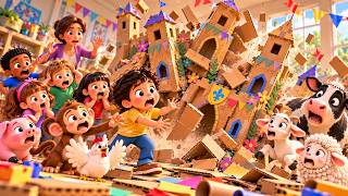 Leo’s Great Classroom Building Challenge 🏰I Team work Cartoons for Kids I Funny 3D Cartoons for Kids