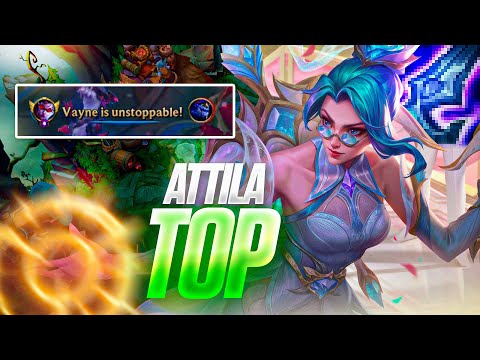 Attila juega Vayne Top por autofill... ¡y termina stompeando!