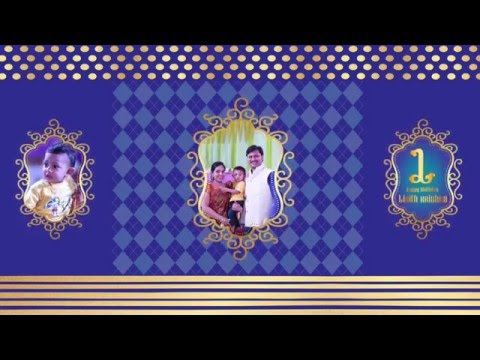 LIKITH First Birthday Invitation