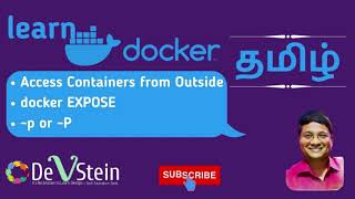 D11 Docker in Tamil - Accessing Container Ports, EXPOSE Port, -p, -P