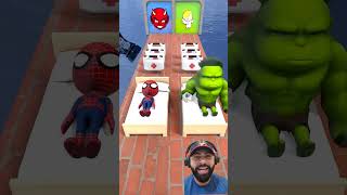 Baby Hulk trocou de lugar com baby aranha #shorts #spiderman #vs #hulk
