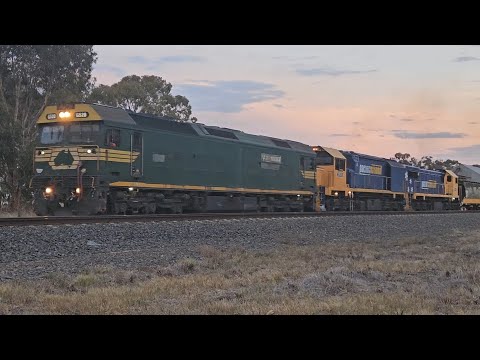 7735V PN down grainy, (G520, XR559, X48), Inverleigh to Murtoa, 1800, 17/4/25, Lubeck VIC