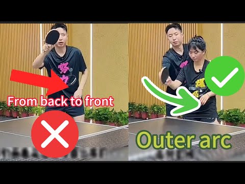 Forehand Loop Isn’t Straight Forward — It Needs to Follow an Outer Arc