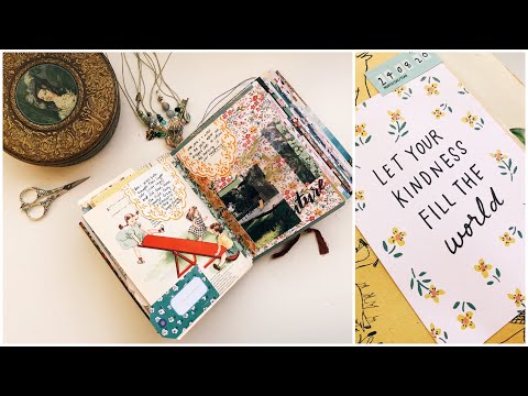 junk journal with me  process video ideas tips